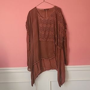Women's Kekoo Design Lagenlook Bohemian Top